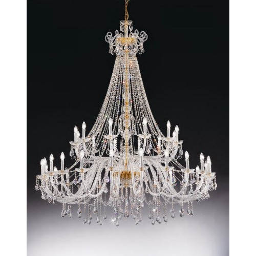 Classic design crystal chandelier in gold LL-58