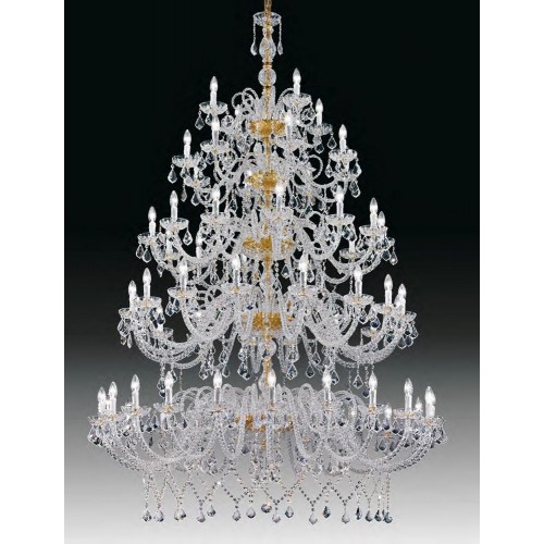 Classic design crystal chandelier in gold LL-60