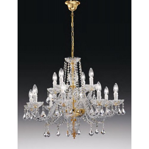 Classic design crystal chandelier in gold LL-61