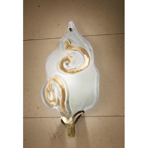 Classic wall light in gold glass  BELL-2