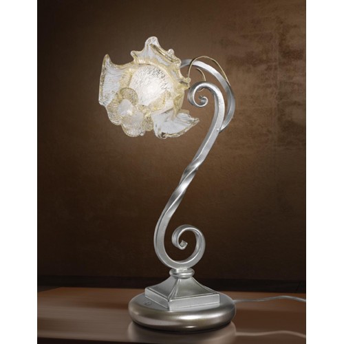 Classic table lamp silver glass  BELL-27