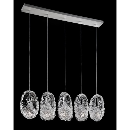 Classic pendant light crystal glass BELL-159