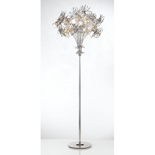 Classic floor lamp silver gold BELL-201