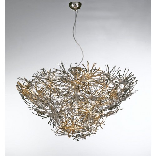 Classic pendant light silver gold BELL-205