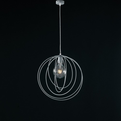 Modern gray shabby chic pendant chandelier 1 light bon-222