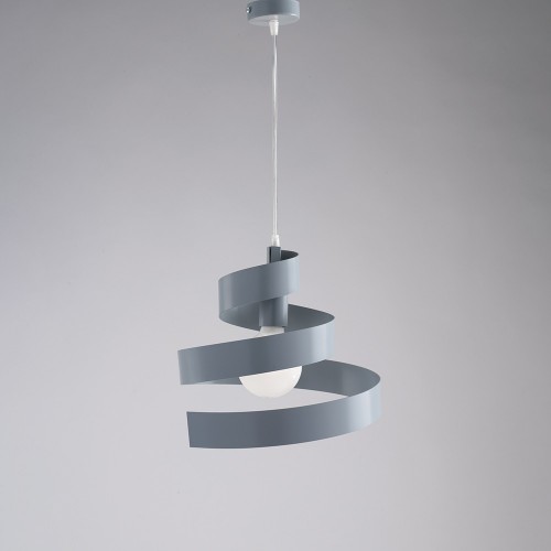 Modern design gray pendant chandelier 1 light bon-229