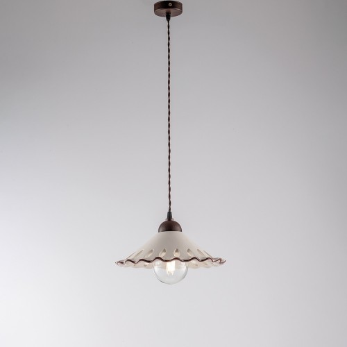 Classic suspension ceramic chandelier 1 light bon-447