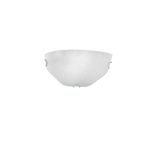 Wall light in white glass 1 light F-04