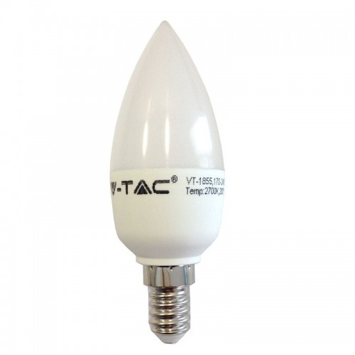 Lampadina a led 4w v-tac attacco piccolo e14 luce calda 3000k