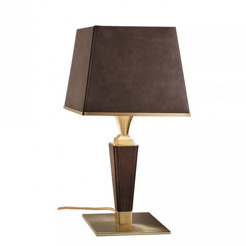 Lampada da tavolo lume design classico avorio e oro MS-186