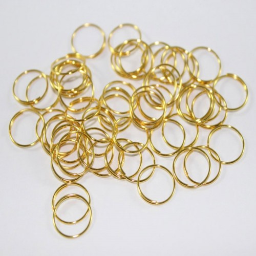 30 pieces of gold color rings for chandelier crystals closure