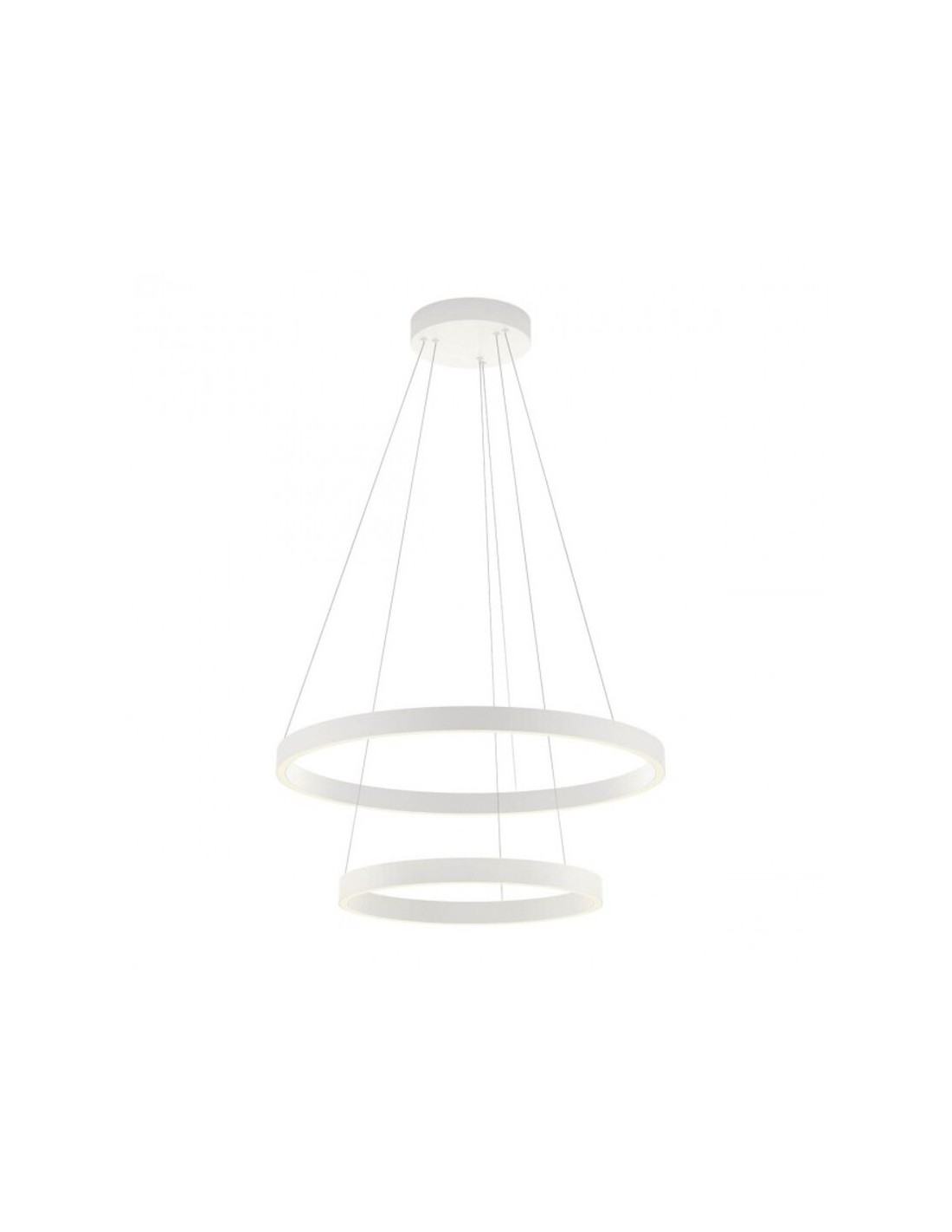 Lampadario a led moderno design nero con cerchi per soggiorno FB-0023