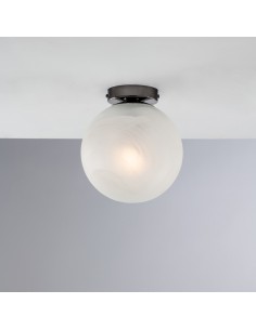 Lampada da soffitto plafoniera moderna 3 luci colore bianco bon-239
