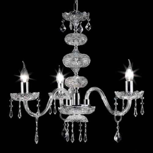 Chandelier in transparent crystal 3 lights  CIC-44