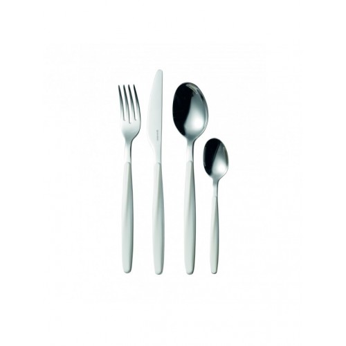 Set 24 table cutlery guzzini collection my white fusion